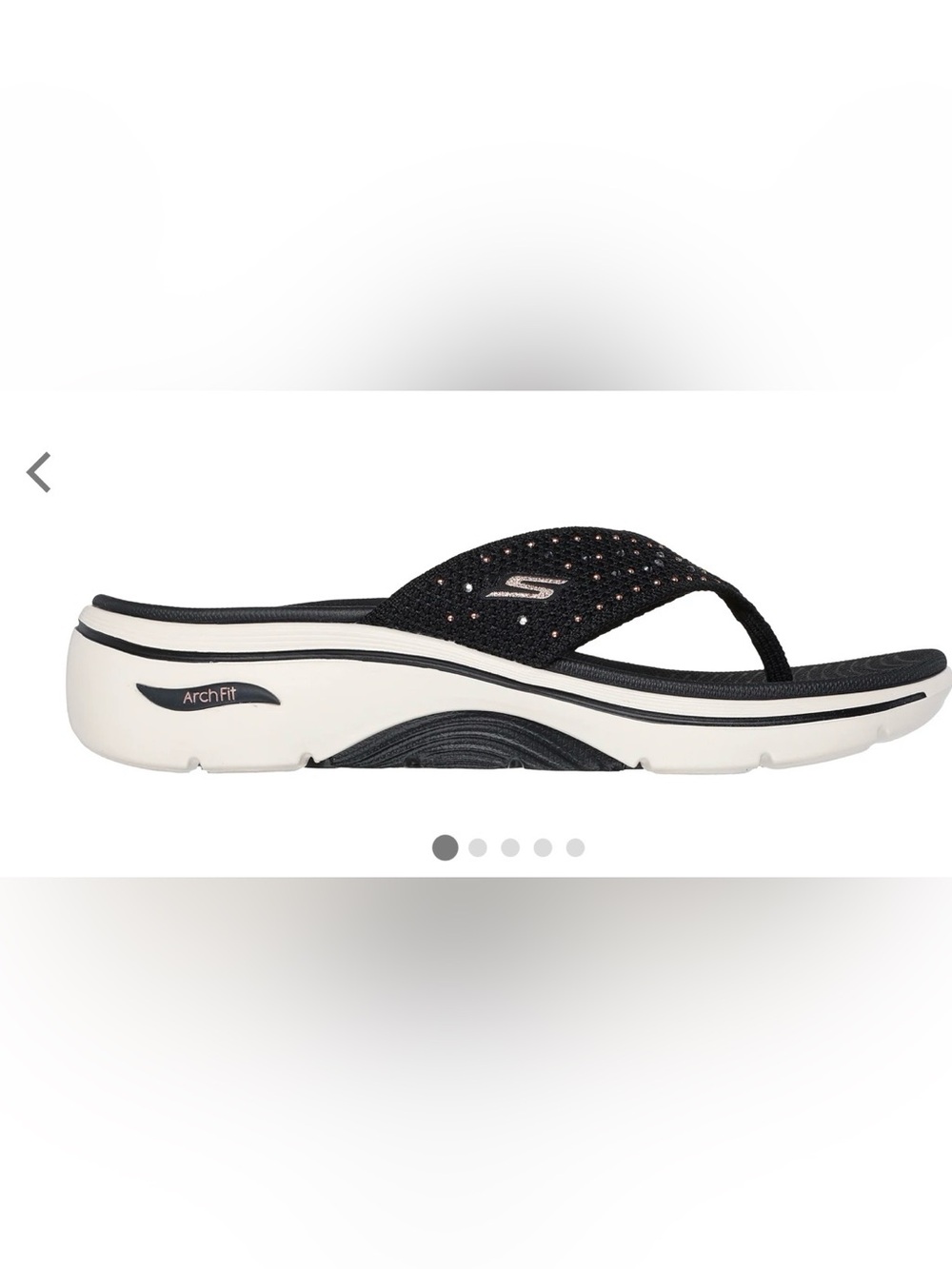 GO WALK Arch Fit 2.0 Sandal - Claire Black